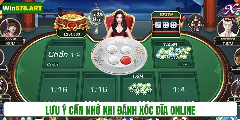 Những thông tin cần lưu ý khi chơi xóc đĩa trực tuyến